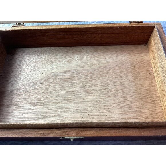 DEADWOOD SWEET JANE TOBACCO EMPTY WOODEN CIGAR BOX With Hinges* EUC - Picture 6 of 9